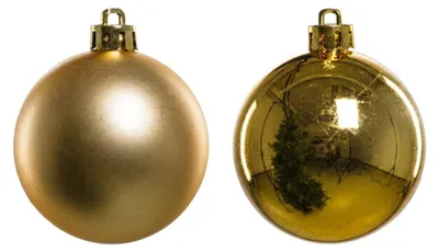 Produktbild von TrendLine Weihnachtskugeln bruchfest, langlebig Ø 6 cm gold 12 Stück