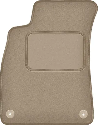Immagine prodotto di Tappetino conducente in velluto beige compatibile con Audi A4 B6 (2002-2006, cabrio) – con fissaggi – su misura