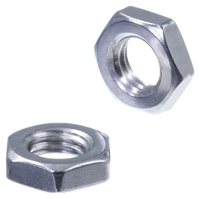 Immagine prodotto di SECCARO dado esagonale M12, acciaio inox V2A VA A2, piatto, DIN 439, basso, forma B, 20 pezzi