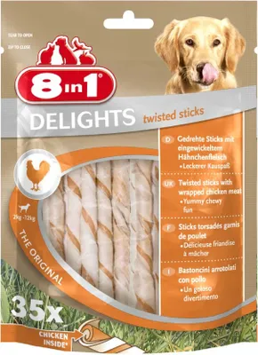 Zdjęcie produktu dla 8in1 Delights Twisted Sticks 35 Stück