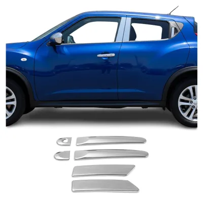 Image de Couverture de poignée de porte pour Nissan Juke 2011-2019 en Acier Inox 6Pcs