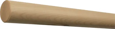 Produktbild von TIBU Ahorn Handlauf Holz Ø 42 mm Geländer Treppe 0,3m - 5m, Länge 3,4 m und Enden gefast ohne Halter