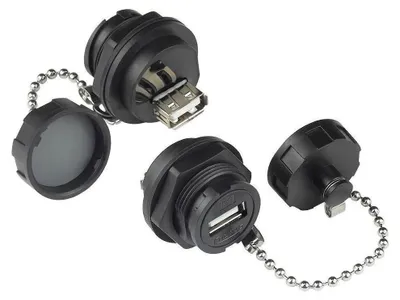 Produktbild von Good Connections Industrie-Kupplung S4 - USB 2.0 A-A