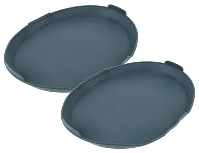 Produktbild von vhbw 2x Auflaufform kompatibel mit Vorwerk Thermomix TM5, TM6, TM31, TM Friend Küchenmaschine - Silikon-Dampfgarform Schwarz