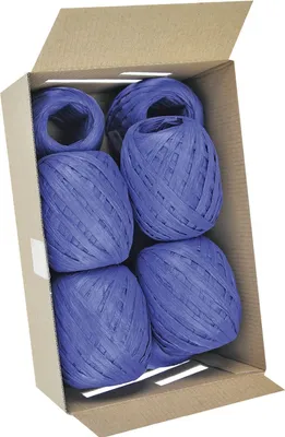 Zdjęcie produktu dla Goldina® 1094 00735 1030 Eiknäuel Raffia - 7 mm x 30 m, dunkelblau