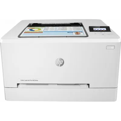 Produktbild von HP Color LaserJet Pro M254nw, Laser, Farbe, 600 x 600 DPI, A4, 21 Seiten pro Minute, Weiß