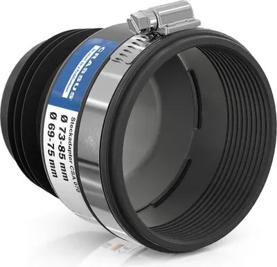 Produktbild von Crassus Steckadapter CSA 070 (73-85mm auf 69-75mm), bis 0,5 bar, 1 Stk.