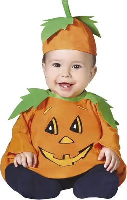 Immagine prodotto di Fiestas Guirca - Costume da zucca per bambino FG630 (92) (Arancione/Verde)