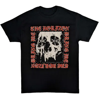 Produktbild von Bring Me The Horizon Metal Logo Skull Black L T-Shirt