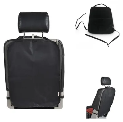 Produktbild von Cangaroo Autositzschutz Universalschutz, abwaschbar Polyester Rückenlehnenschutz schwarz
