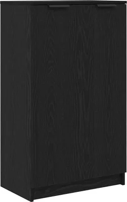 Obrázek produktu pro vidaXL Botník s policí vzhled černého dubu 59 x 35 x 100 cm
