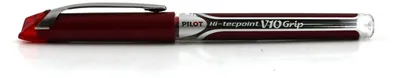 Immagine prodotto di Pilot V10 Grip Penna Roller Hi-Tecpoint Inchiostro Liquido Rosso Tratto 0,6 Mm Punta Ad Ago Confezione Da 12 Pezzi