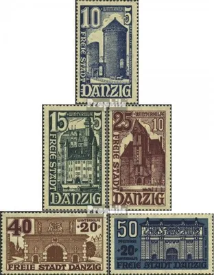 Produktbild von Briefmarken Danzig 1936 Mi 262-266 (kompl.Ausg.) mit Falz Winterhilfswerk