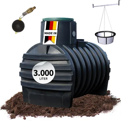 Produktbild von 4rain MONO Retentionszisterne 3000 Liter inkl. Tankabdeckung