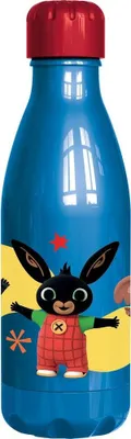 Produktbild von STOR Original Bing wiederverwendbare Kunststoff-Wasserflasche für Kinder mit 560 ml, BPA-frei und mit auslaufsicherem Schraubverschluss.