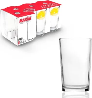 Produktbild von 6er Set Trinkgläser Wassergläser Getränkegläser Saftgläser 21,5ml PLN21