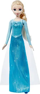 Produktbild von Disney Princess Die Eiskönigin – Völlig Unverfroren Elsa Musikpuppe Die Singt Blau  Blau One Size