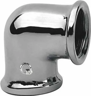 Immagine prodotto di Gomito 1/2" in ottone cromato IG/IG
