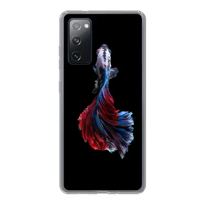 Produktbild von MuchoWow® Handyhülle Schutzhülle Hülle für Samsung Galaxy S20 FE Fisch - Schwanz - Schwarz Silikon Softcase Handy Hülle - Abdeckung