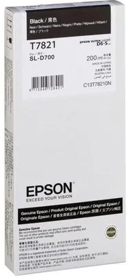 Produktbild von Epson Tintenpatrone schwarz T 782 200 ml T 7821N