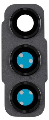 Image de Clappio, cache pour objectif arrière avec cadre pour Samsung Galaxy S21 FE, noir