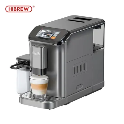 Produktbild von HiBREW H16 Kaffeevollautomat 20 Bar mit Mahlwerk & Milchaufschäumer, Dualboiler, 6 Getränke, 1,5L Wassertank