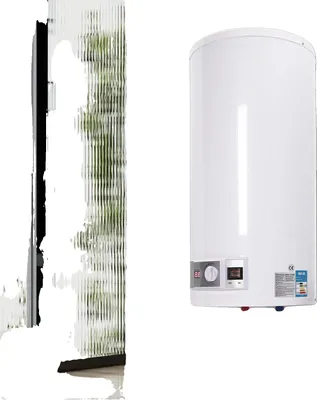 Obrázek produktu pro Elektrický ohřívač vody, nástěnný, s digitálním displejem, BÍLÝ