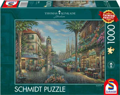 Immagine prodotto di Puzzle Schmidt Spiele da 1000 pezzi: La stradina spagnola di Thomas Kinkade