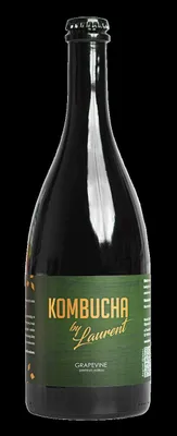 Image de KOMBUCHA FERMENTÉE SUR DU BOIS DE HÊTRE AU GOÛT DE RAISIN (GRAPEVINE)750 ml - KOMBUCHA BY LAURENT (PREMIUM)