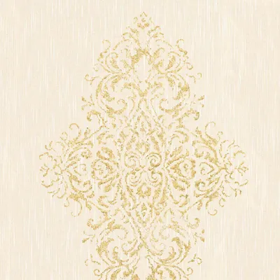 Image de Profhome 319452-GU Papier peint baroque mat crème or 5,33 m2