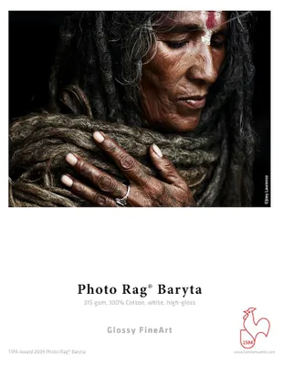 Produktbild von Hahnemühle Photo Rag® Baryta FineArt Inkjet-Papier - 315 g/m² - 17" x 12 m - 1 Rolle