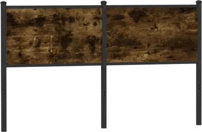 Produktbild von Design Kopfteil Räuchereiche 140 cm Holzwerkstoff und Stahl, Kopfteile 2024 Neu