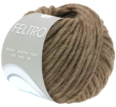 Produktbild von Lana Grossa Feltro 023 Braun meliert 50g
