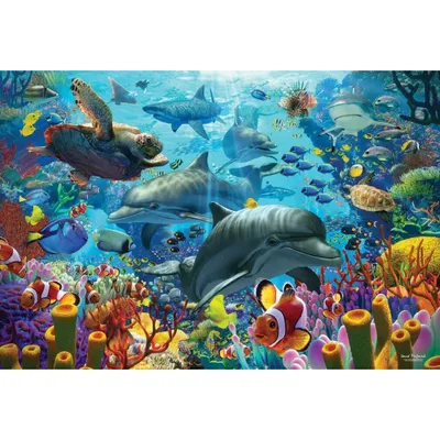 Produktbild von COBBLE HILL Korallenmeer Puzzle 2000 Teile