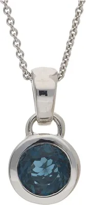 Produktbild von Kettenanhänger Silber 925 Blautopas JL10-02-2130 JuwelmaLux
