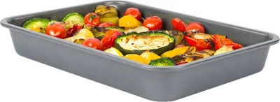 Produktbild von Brat- und Backform - Grau - 36 x 23 cm - Stahlblech - Antihaftbeschichtung