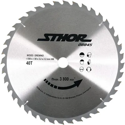 Produktbild von Hartmetall-Kreissäge 350x40x30 08845 STHOR