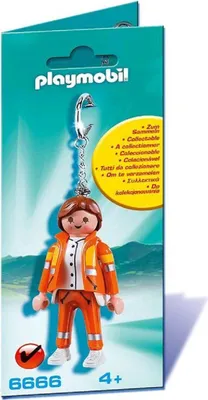 Image de PLAYMOBIL 6666 Porte-clefs médecin urgentiste
