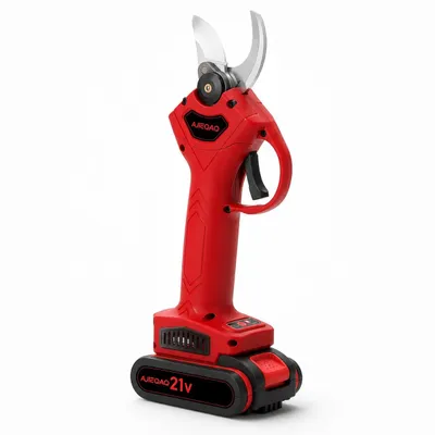 Produktbild von AJIEQAQ Akku-Astschere 21V Set, Brushless Gartenschere mit 25 mm Schnittstärke, 2×2,0Ah Akkus, SK5 Klinge & Koffer