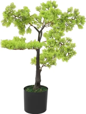 Produktbild von Künstlicher Bonsai Zypresse mit Topf 60 cm Grün