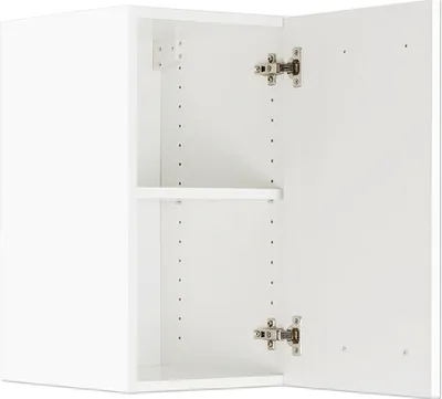 Produktbild von Optifit Hängeschrank Salo214 BxTxH 40 x 34,6 x 57,6 cm weiß matt zerlegt Anschlag reversibel HWSA O406-7+