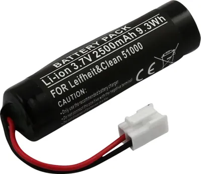 Produktbild von Avizar, Li-ion Akku 3.7V 2500mAh Leifheit Dry and Clean 51000, Schwarz