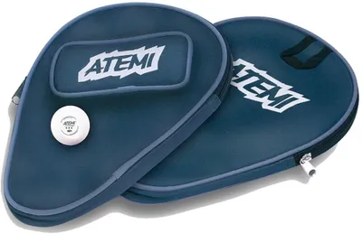 Immagine prodotto di Coperchio per racchetta da ping pong Atemi con scomparto per palline v.3 BL