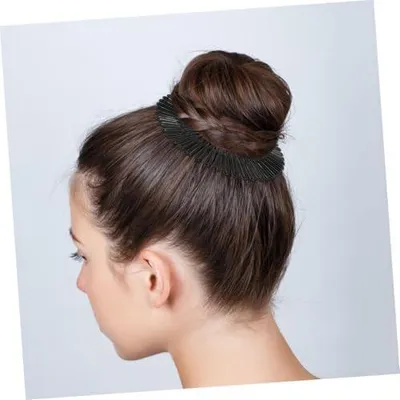 Produktbild von Elastischer Haarkamm Haarbandhalter 10 Stück Schwarz Abs