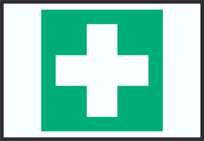 Produktbild von Erste Hilfe Symbol Schild A0 (841x1189mm)