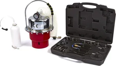 Produktbild von Professioneller Pneumatischer Bremsenentlüfter mit Adapterset 17 tlg.