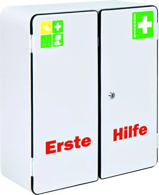 Produktbild von Söhngen Verbandschrank ROM + Füllung Standard zweitüriger Erste-Hilfe Schrank