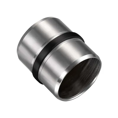 Produktbild von AICA Edelstahl Handlaufverbinder, für Rohre Ø 42,2mm - Geländerbauteil - Wandhandläufeverbinder, Schwarz