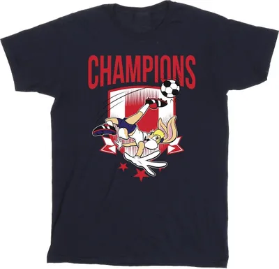 Image de T-shirt Looney Tunes « Champions » pour homme BI36393 (XXL) (bleu marine)
