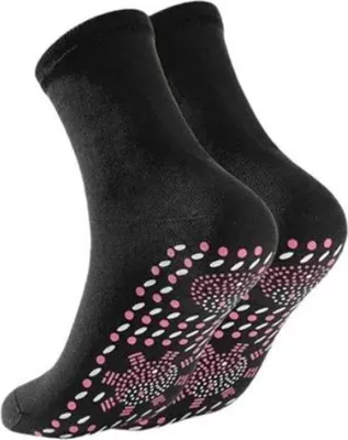 Produktbild von Selbstheizende Magnet-Socken – Turmalin-Wärmesocken mit Massageeffekt für Damen & Herren, ideal für Skifahren, Wandern, Angeln
